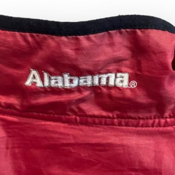 Alabama Crimson Tide BAMA Half-Zip Pullover Fleece Lined Rain Jacket Men… - Picture 7 of 10